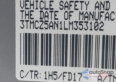 2020 Toyota Tacoma Trd Sport from USA, damaged, VIN 3TMCZ5AN1LM353102